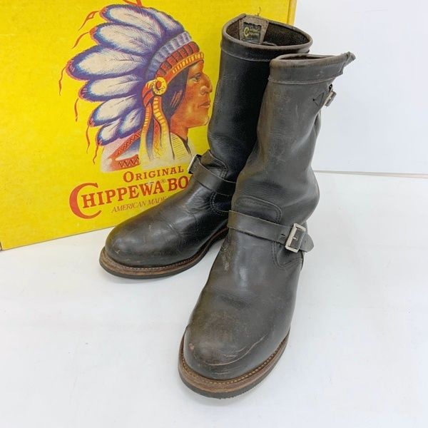 チペワ 27899 エンジニアブーツ スチールトゥ アメカジ ビッグサイズ 美品 Chippewa チペワ 27899 エンジニアブーツ ワークブーツ シューズ