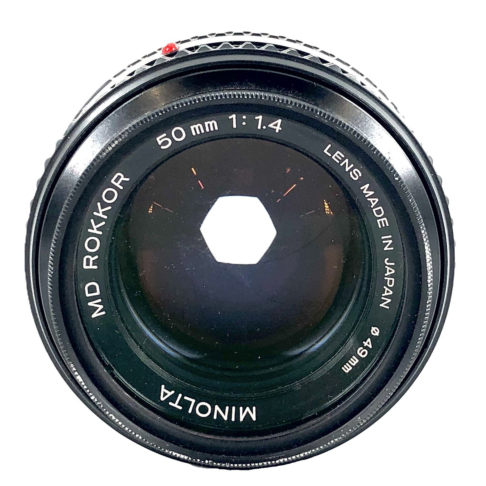 MINOLTA ミノルタ X-700 レンズ 50mm 1:1.4 φ49mm ブラック 一眼レフ