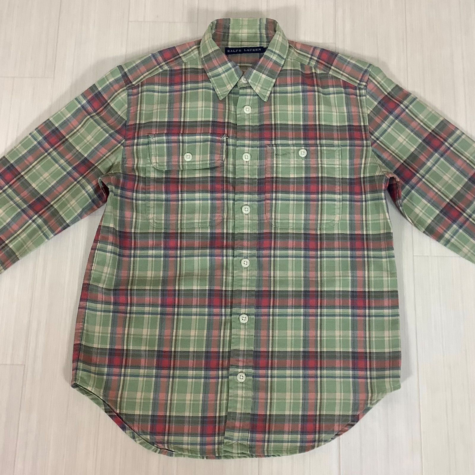 RALPH LAUREN ラルフローレン 長袖 ウエスタンネルシャツ サイズ2