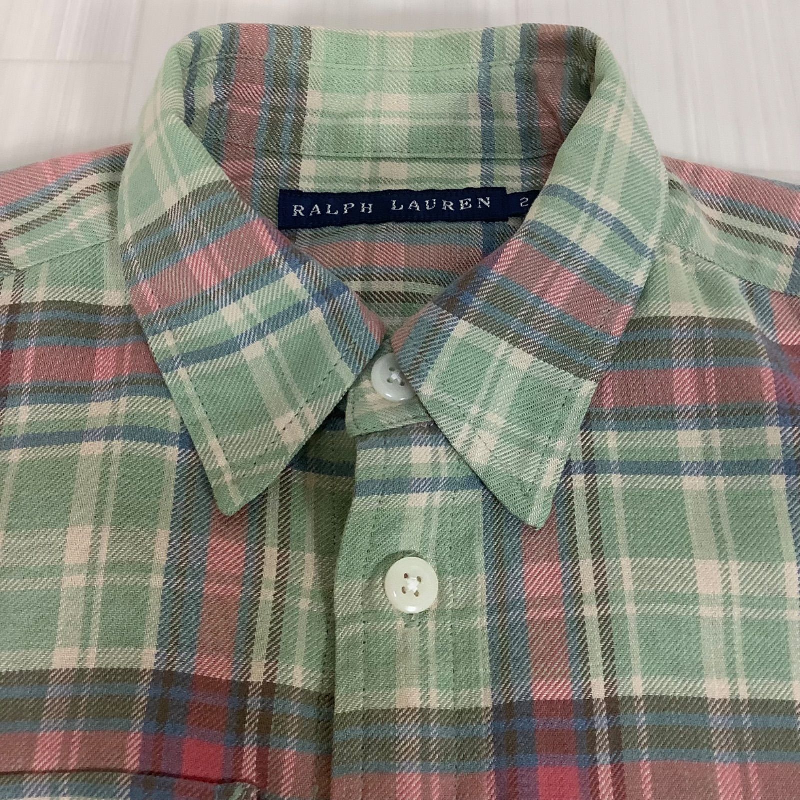 RALPH LAUREN ラルフローレン 長袖 ウエスタンネルシャツ サイズ2