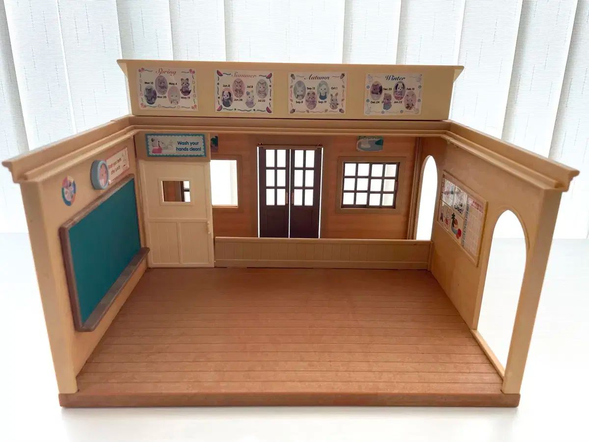 送料無料 木製丸太小屋 シルバニアファミリー レア 木製 初期