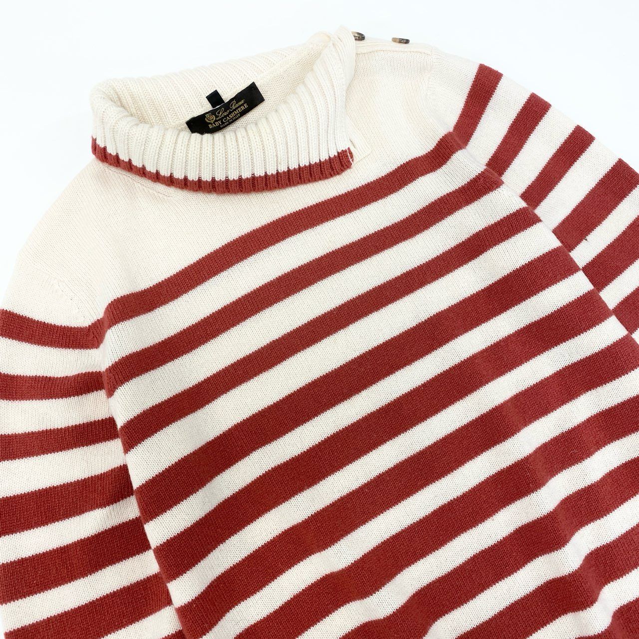 11k21 Loro Piana ロロピアーナ BABY CASHMERE カシミヤニット 長袖