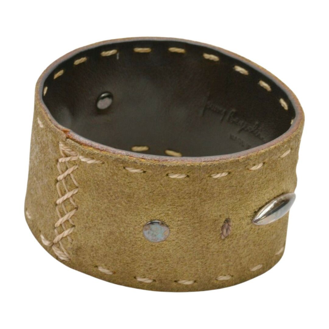 エンリーベグリン HENRY BEGUELIN レザーバングル ブレスレット オミノ