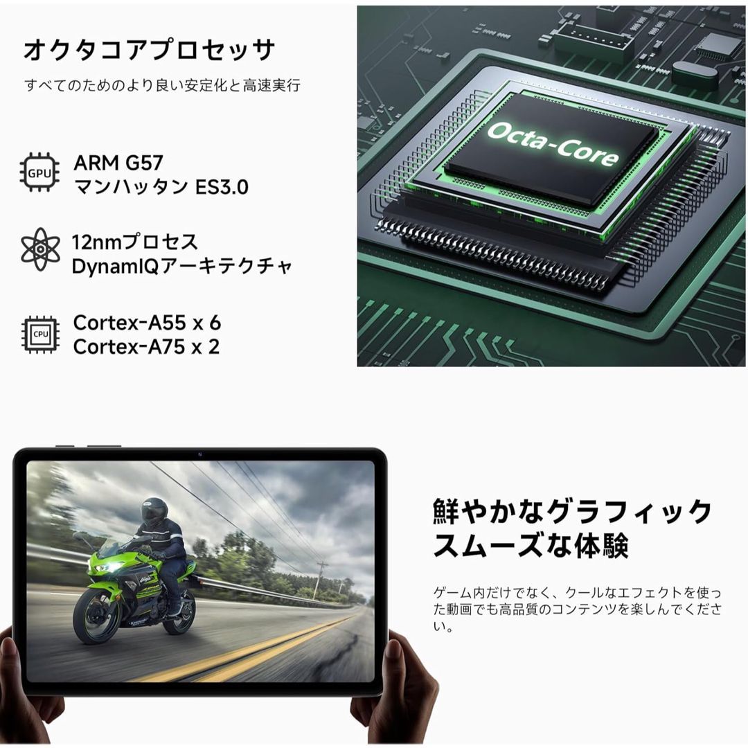 人気商品✨10.1インチ Wi-Fiモデル 64GB拡張アンドロイド16 世界初登場 android16 タブレット】 10.1インチ Wi-Fiモデル 64GB|24GB