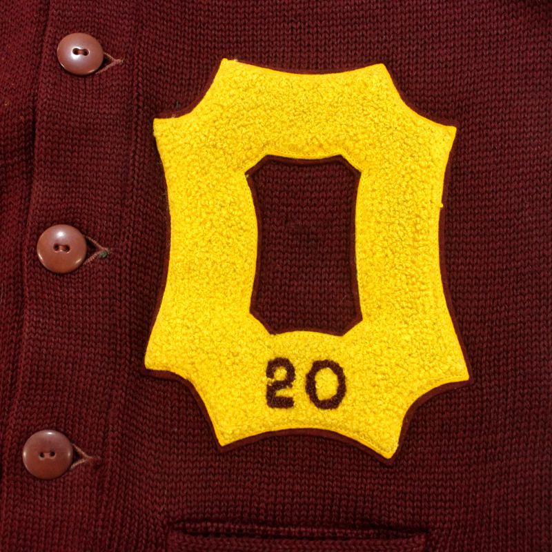 60s vintage Mangs Knit ウール レタード ニットカーディガン メンズ S 