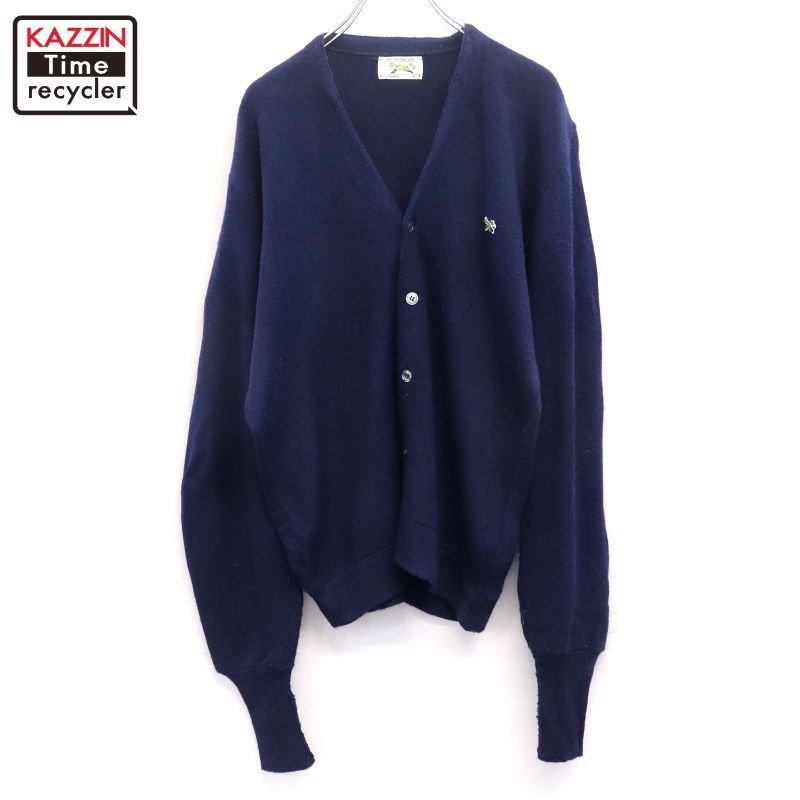 80s vintage J.C.Penney The Fox ニットカーディガン メンズ 表記M