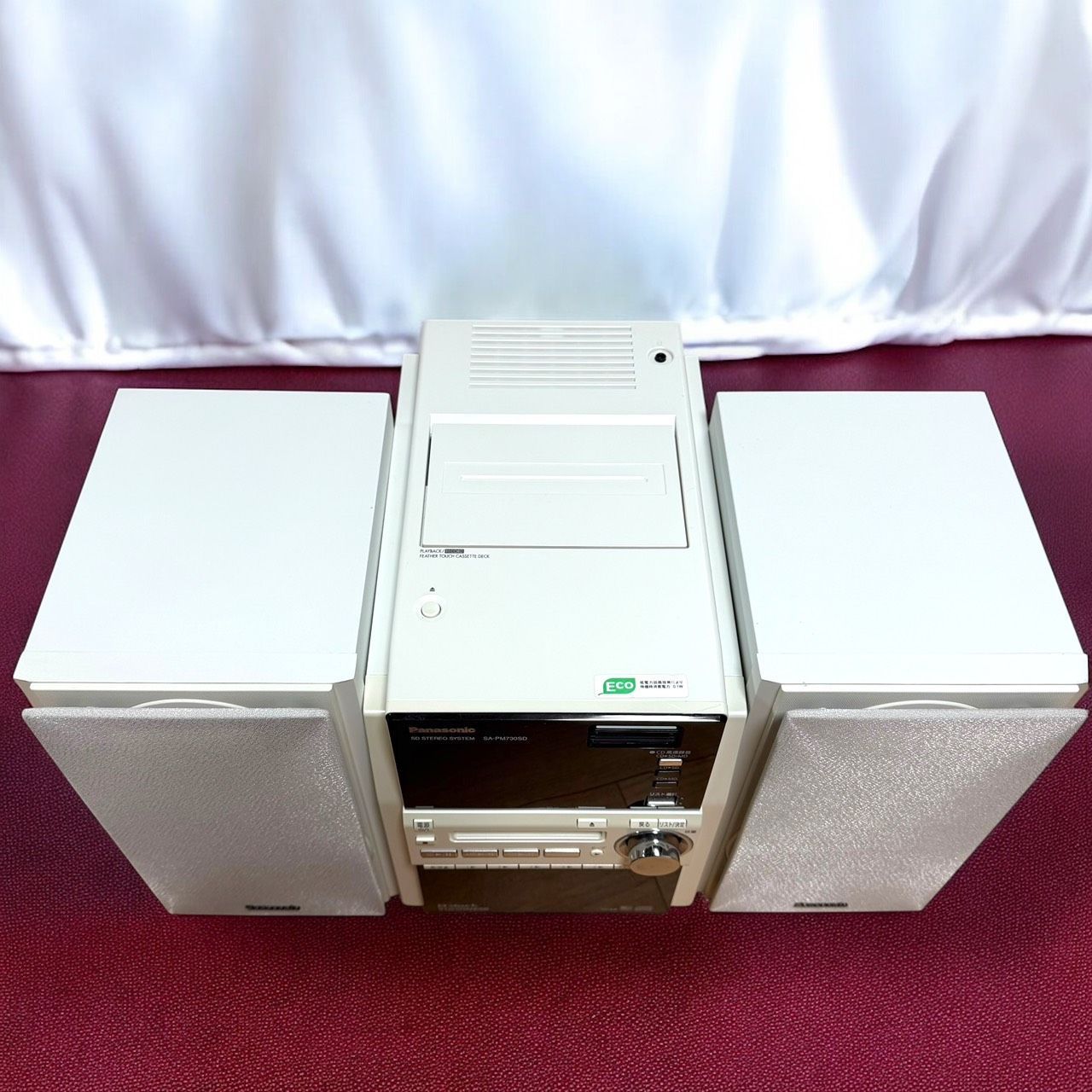 ☆送料無料 美品 Panasonic パナソニック SC-PM730SD W ホワイト D