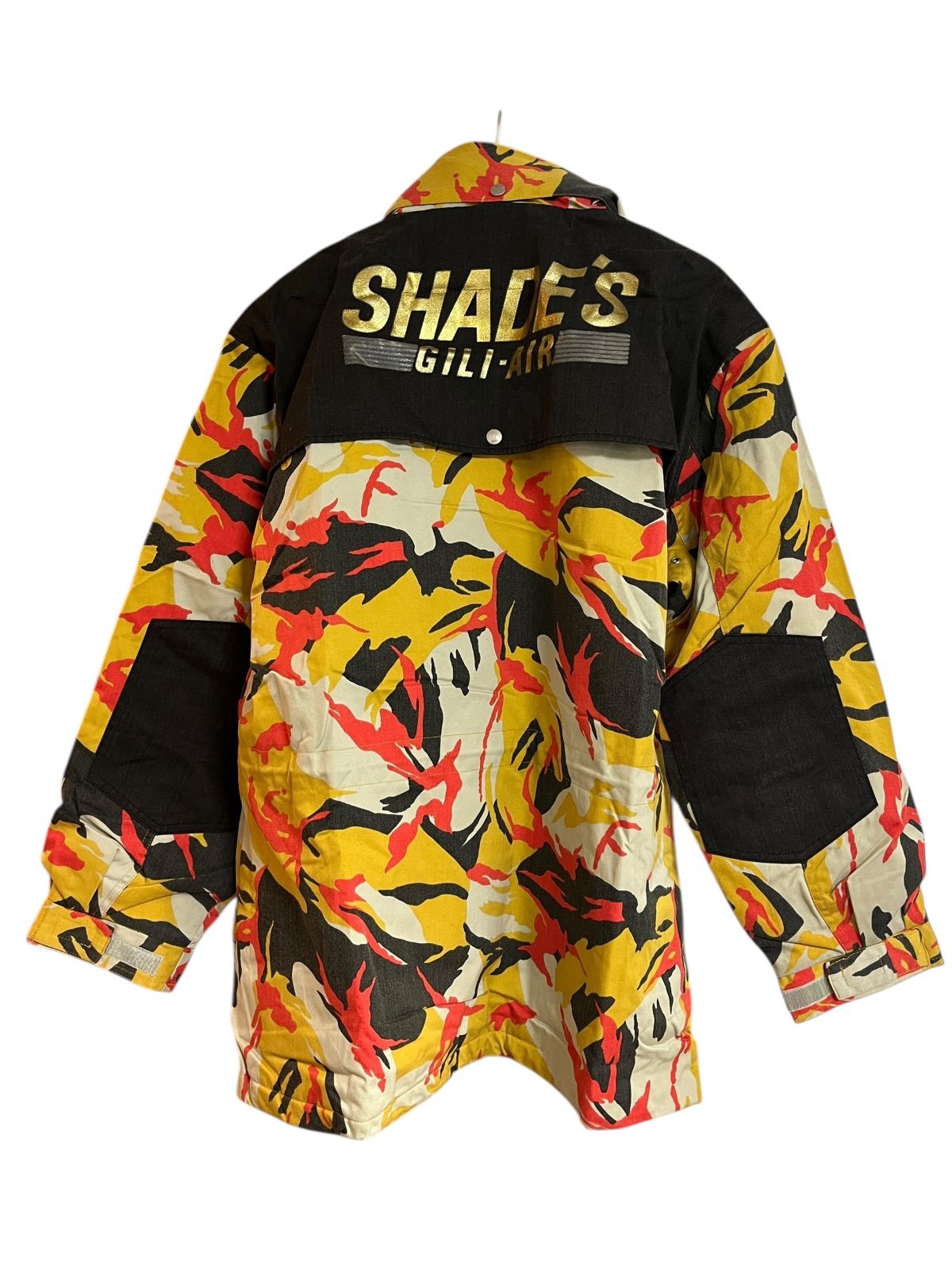 Z1616SHADE'S シェイズ スキースノーボード ウェア 総柄 イエロー