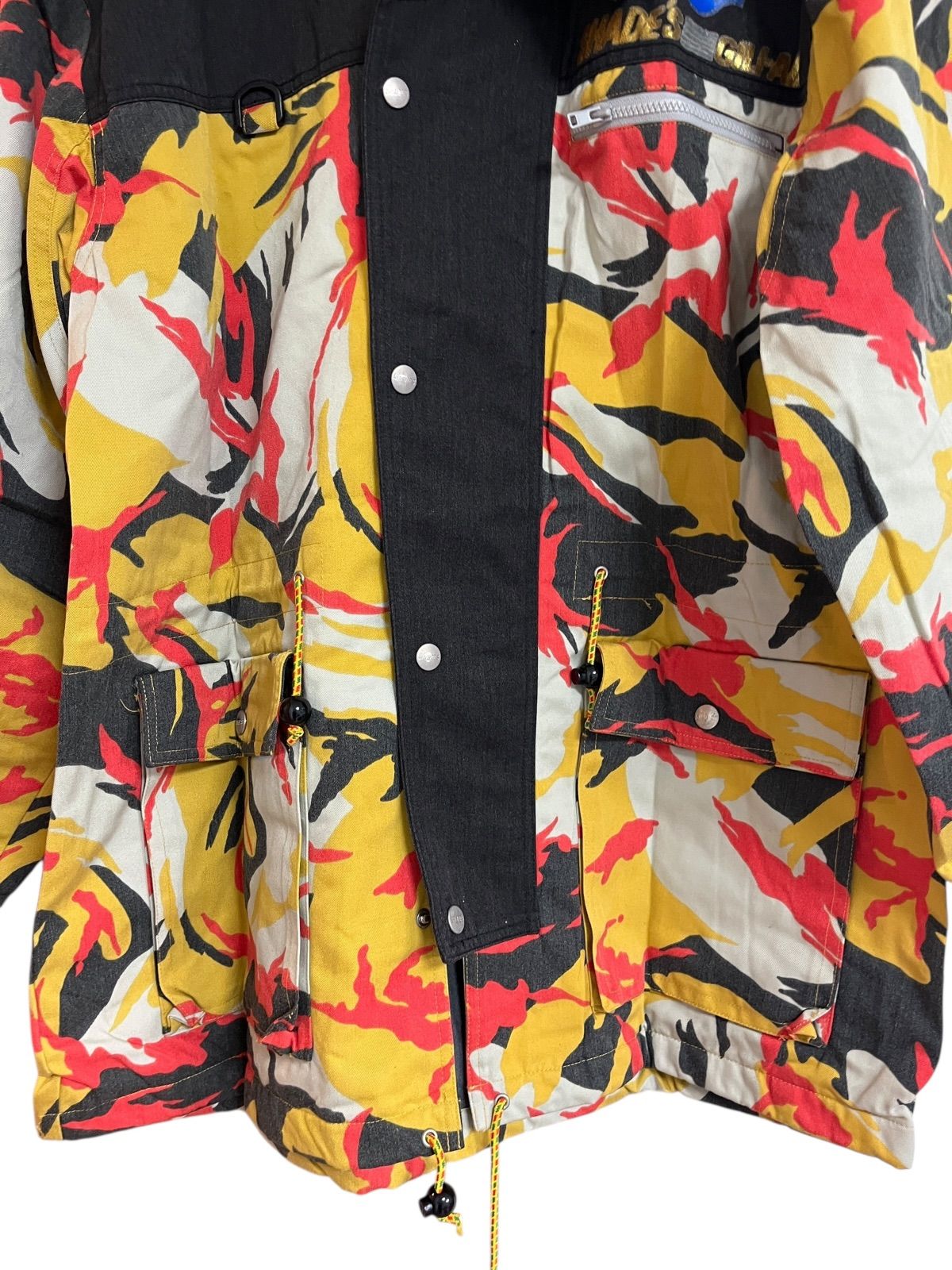 Z1616SHADE'S シェイズ スキースノーボード ウェア 総柄 イエロー