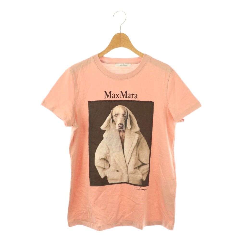 マックスマーラ MAX MARA Tシャツ VALIDO ウェグマンプリント　S Max Mara - MAX MARA VALIDO wegman マックスマーラTシャツ MMDOGの