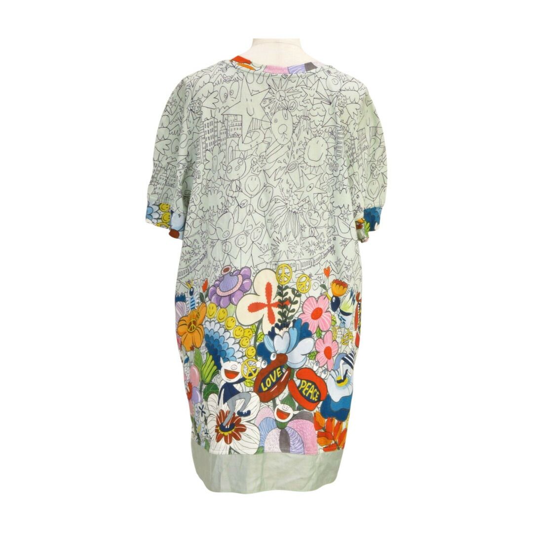  アルベロベロ by ぶたさん カットソー ロング丈 チュニック グリーン レディース F-M 13557 その他 トップス