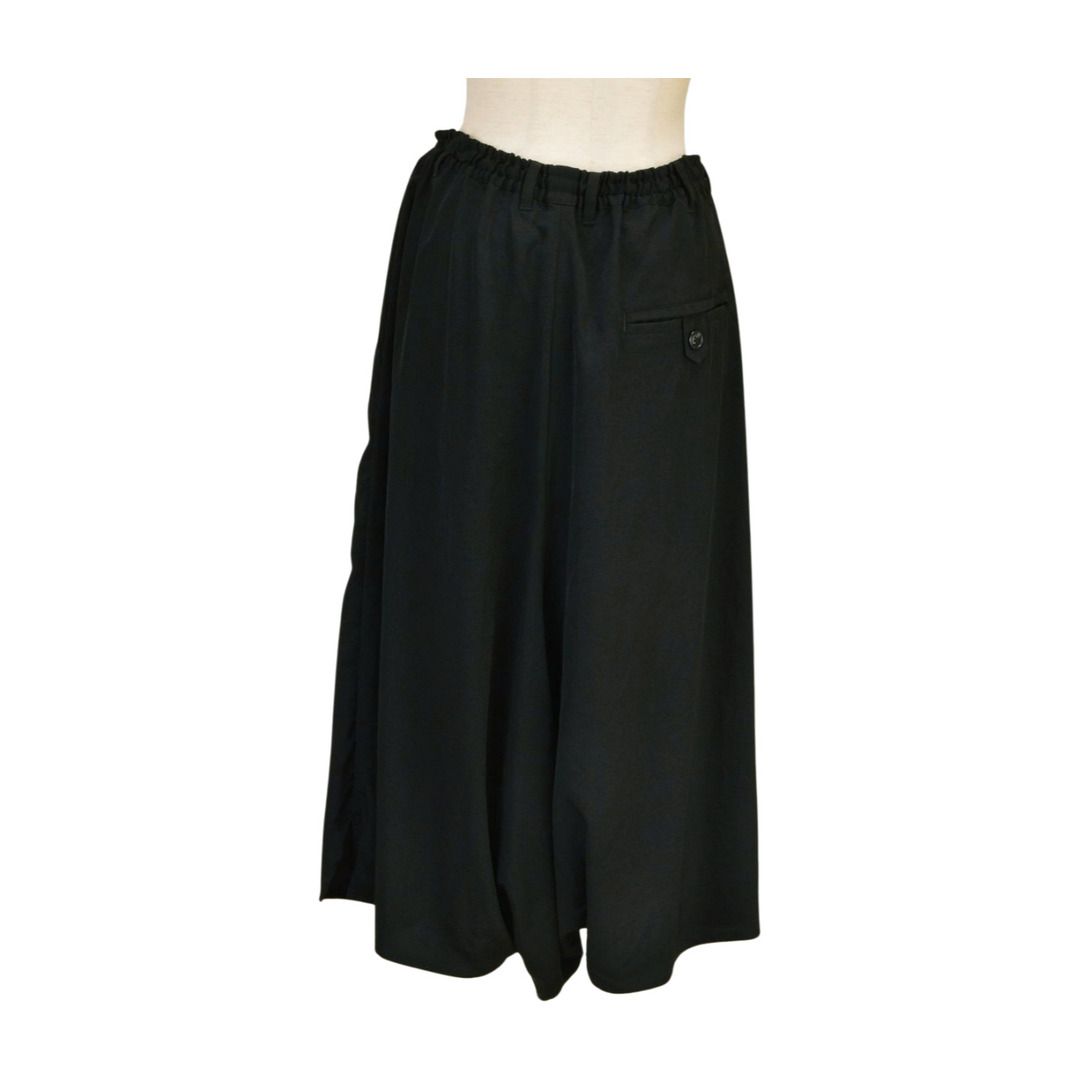 グラウンドワイ Ground Y ヨウジヤマモト 幅広 パンツ ブラック サイズ