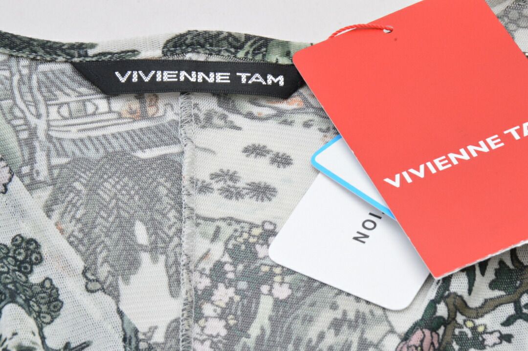 ヴィヴィアンタム VIVIENNE TAM ブラウス パワーネット 柄 インナー