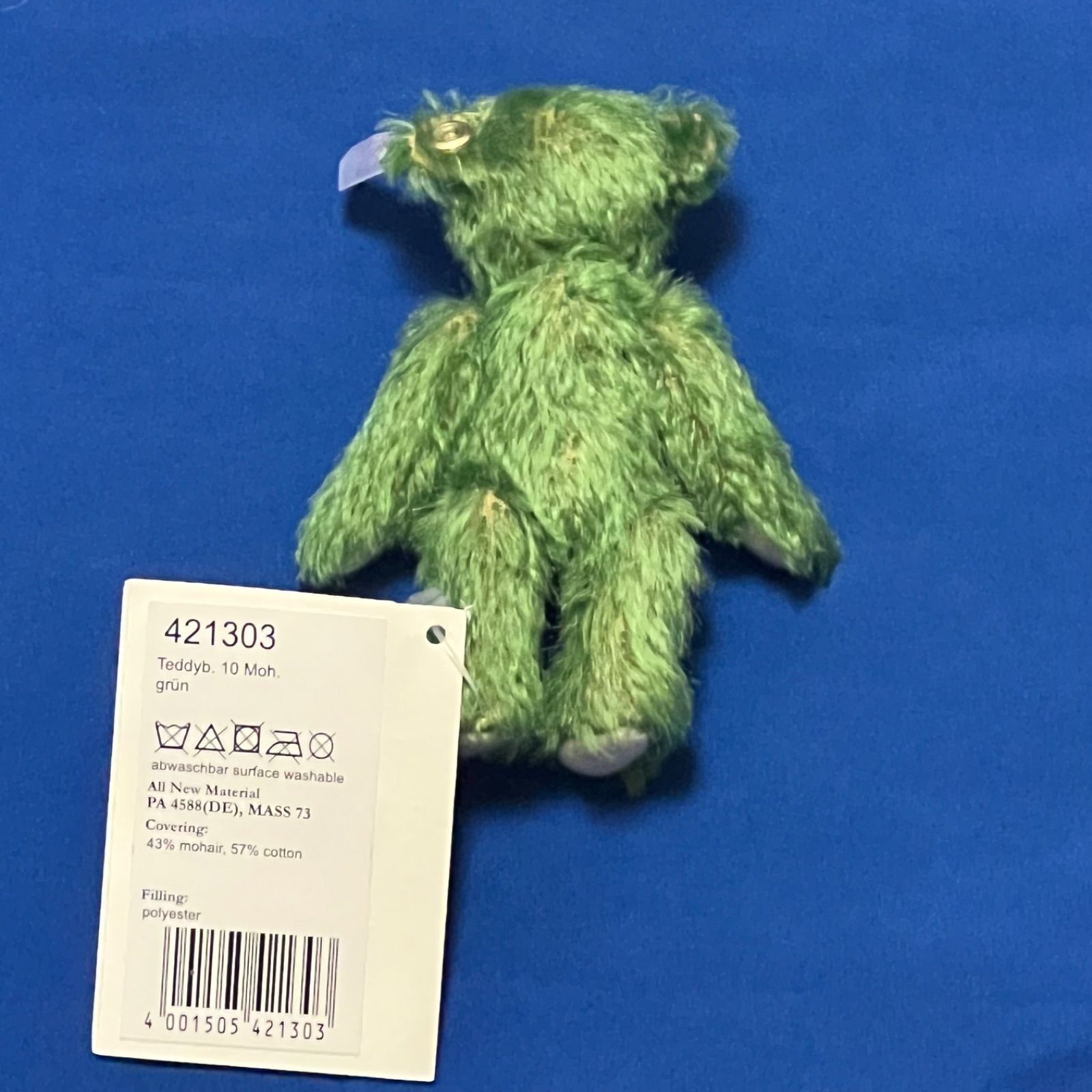 シュタイフ Steiff 2014年クラブ限定 テディベア 限定モデル 現状品】Steiff シュタイフ 2014 シュタイフクラブ 限定ベア グリーン