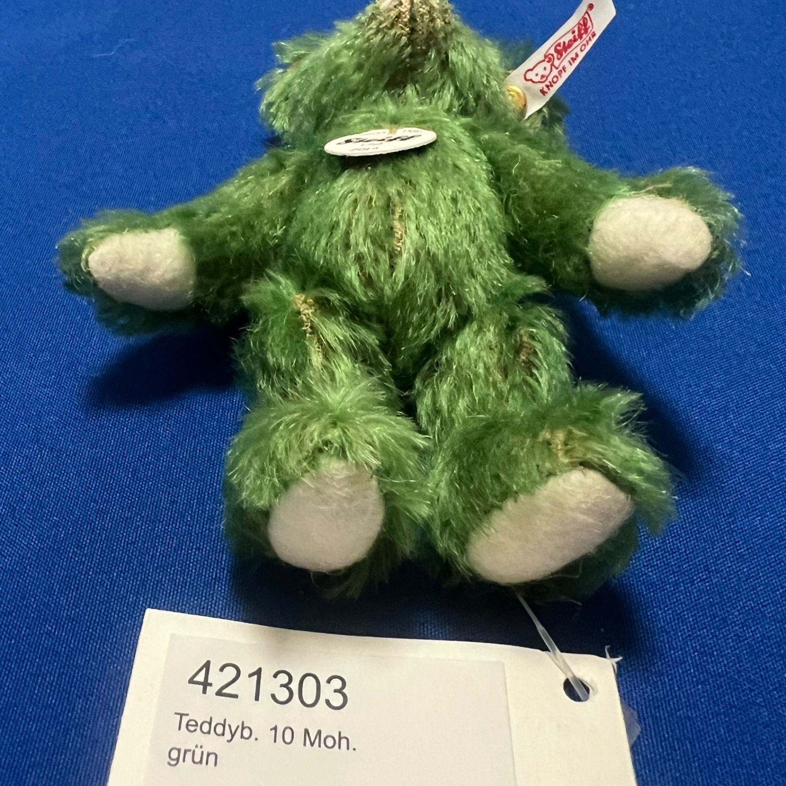 現状品】Steiff シュタイフ 2014 シュタイフクラブ 限定ベア グリーン