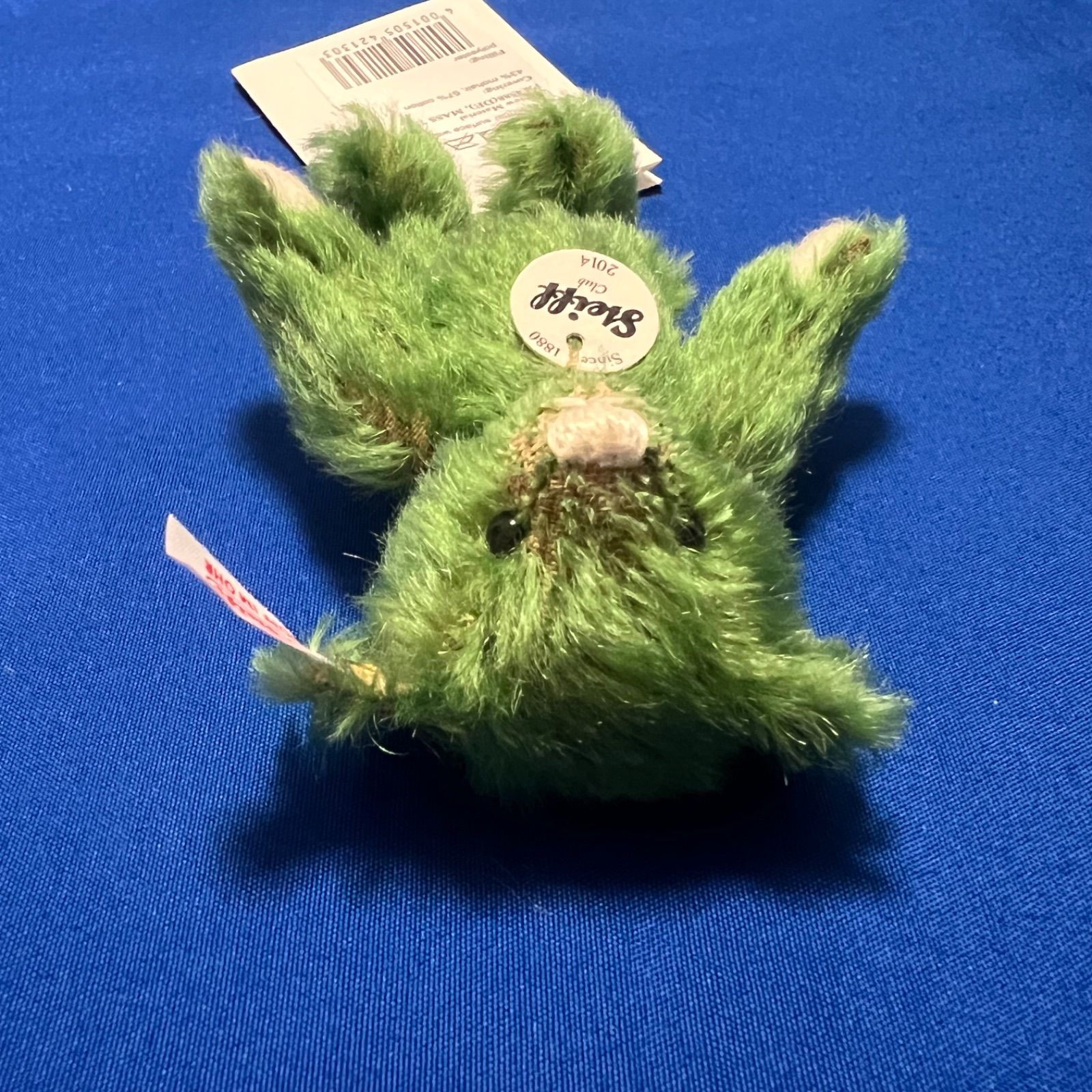 シュタイフ Steiff 2014年クラブ限定 テディベア 限定モデル 現状品】Steiff シュタイフ 2014 シュタイフクラブ 限定ベア グリーン