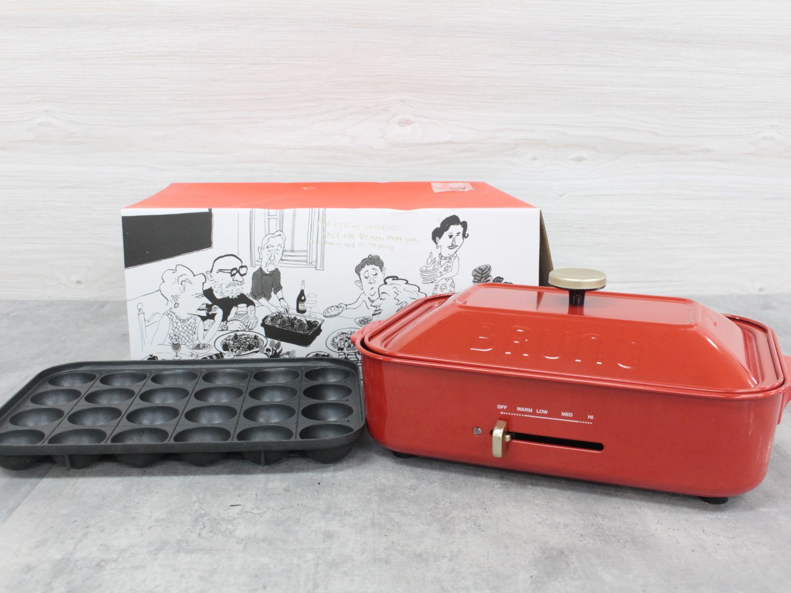 未使用級 BRUNO ホットプレート レッド プレート２枚　鍋付き 未使用級 BRUNO ホットプレート レッド プレート2枚 鍋付き Amazon.co