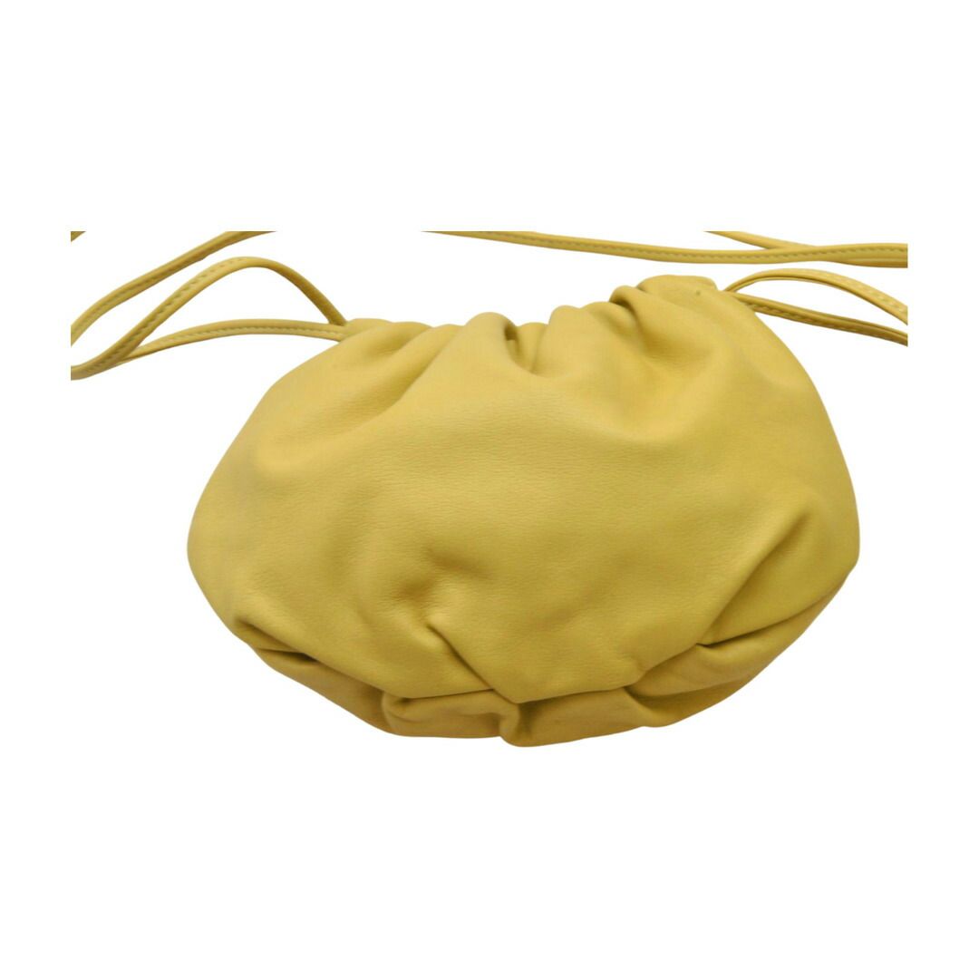 ボッテガヴェネタ BOTTEGA VENETA ミニ ザ バルブ イントレーチャート レザー アーモンドイエロー イタリア製 レディース F-YA 931