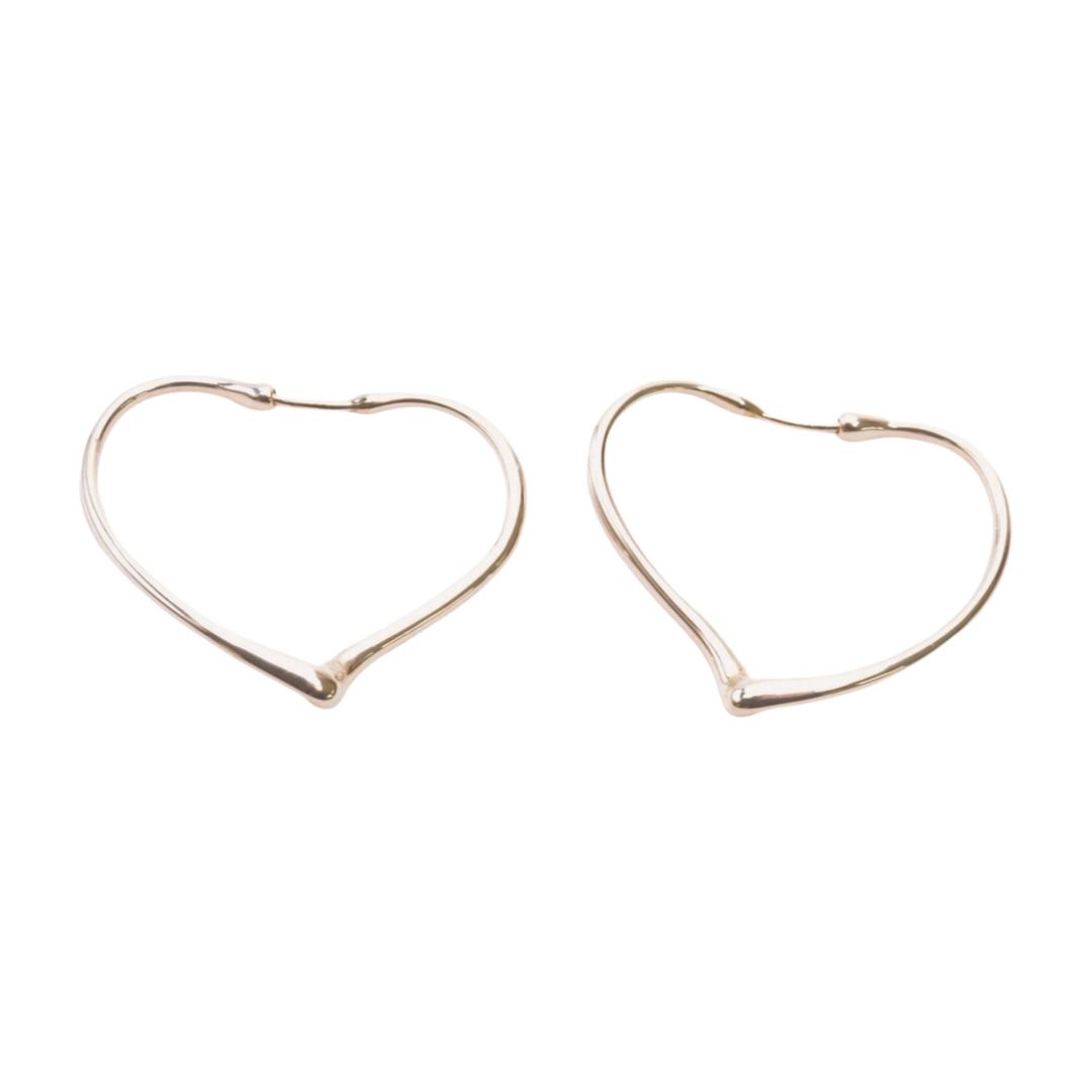 ティファニー TIFFANY＆Co. ピアス オープンハート 両耳用 シルバー Ag 925 レディース F-YA 996