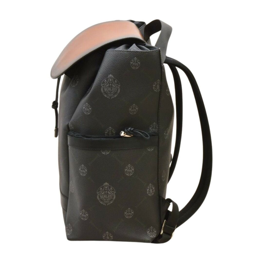 ベルルッティ Berluti ノマド バックパック リュックサック バッグ PVC×レザー ブラック×ブラウン メンズ F-YA 950