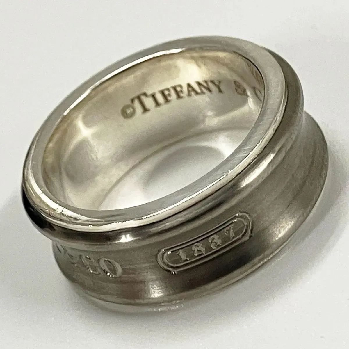 Tiffany & Co. ティファニー　ナローリング　14号　指輪　シルバー TIFFANY&Co925 リング シルバー 14号 リング ティファニー 925 ナ