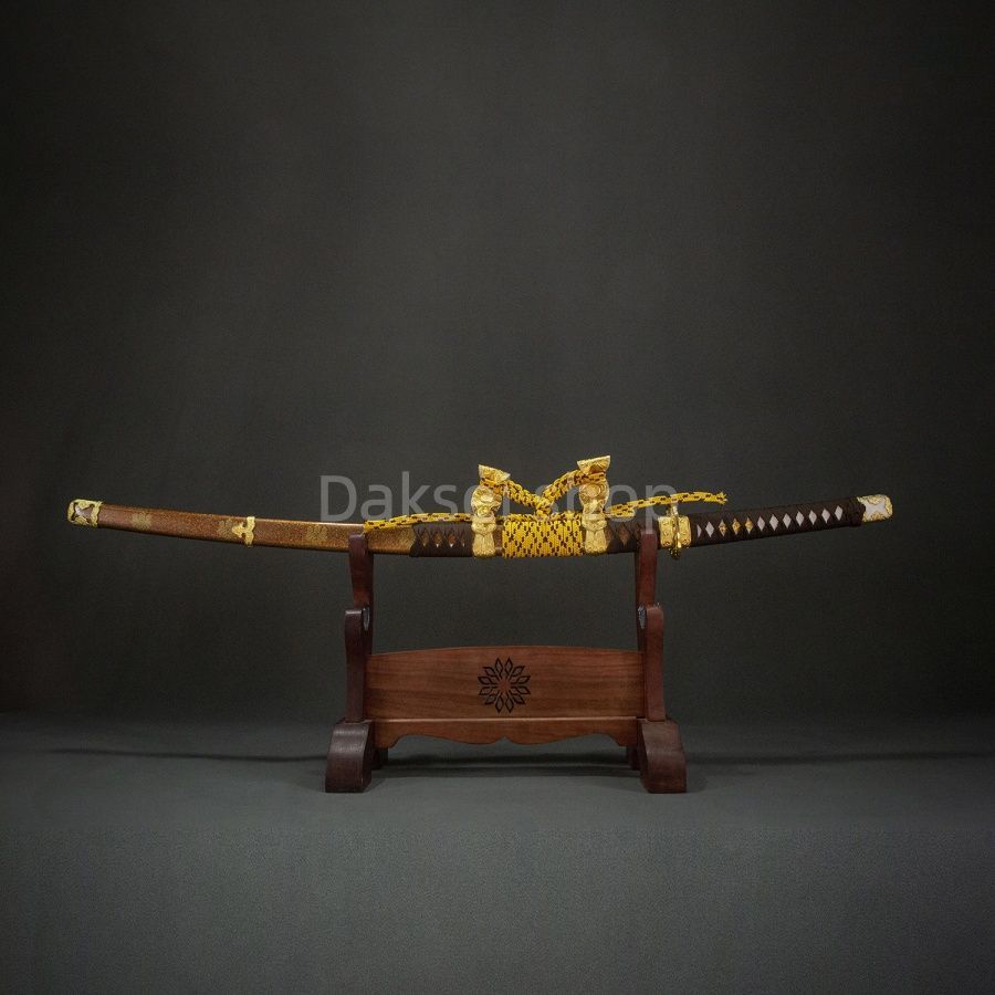 ダマスカス紋 武具　刀装具　日本刀　模造刀   居合刀 送料無料】手鍛冶 日本刀 居合刀 ダマスカス鋼 刀剣 未開刃 白鞘 高級