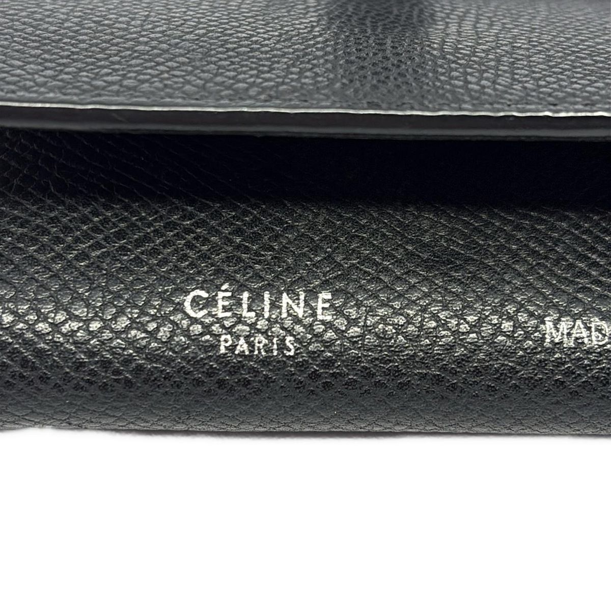 CELINE(セリーヌ) キーケース - 黒×ベージュ 6連フック レザー - メルカリ