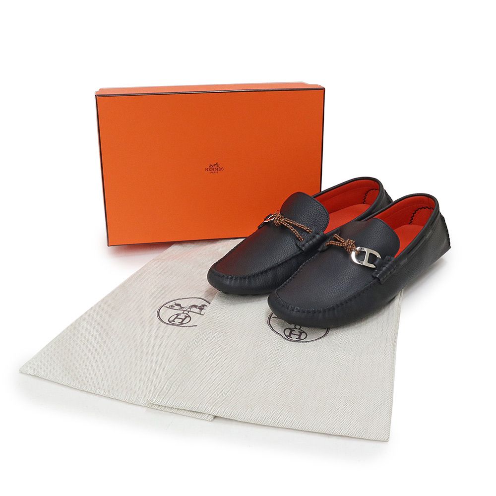 エルメス モカシン アレッサンドロ ローファー デッキシューズ 靴