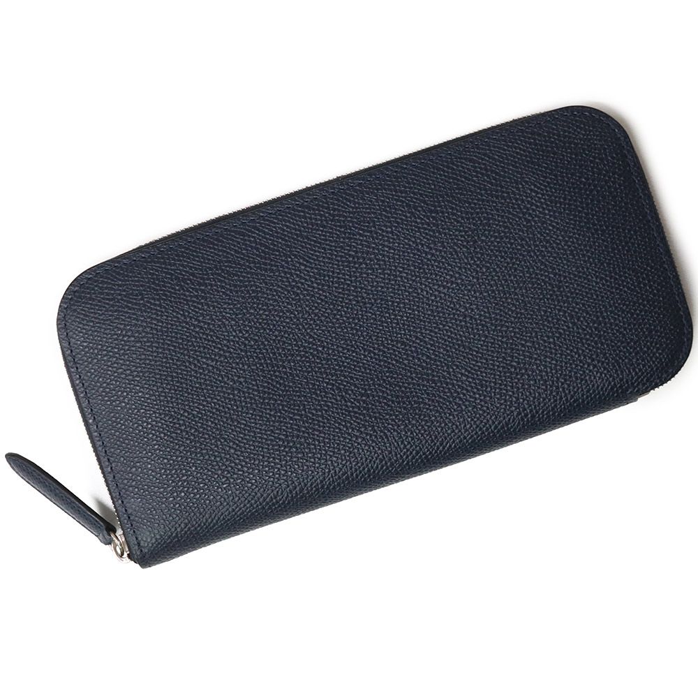 カミーユフォルネ 長財布 ラウントジップ トリヨン 紺 カミーユフォルネ 長財布 ラウントジップ トリヨン 紺 ラウンドジップ