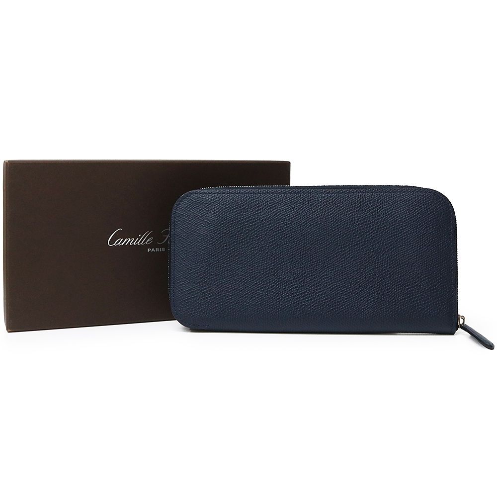 カミーユ フォルネ ラウンドファスナー ジップウォレット 長財布