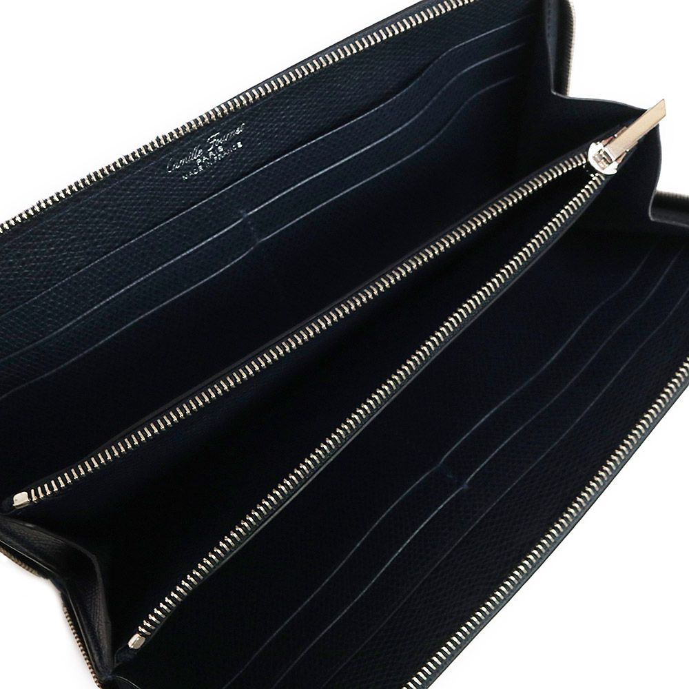 カミーユ フォルネ ラウンドファスナー ジップウォレット 長財布