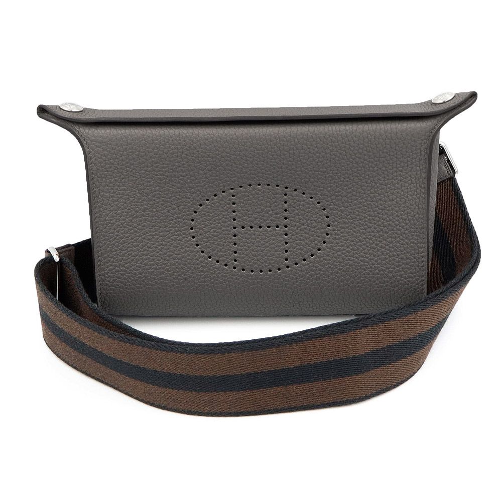 エルメス ヴィドポッシュ ショルダーバッグ 斜め掛け トゴ レザー