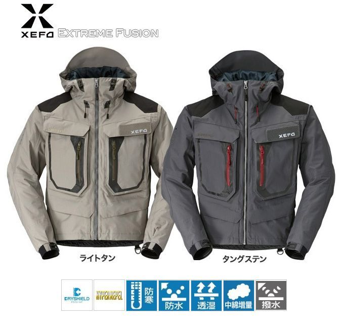 フィッシングジャケット シマノ SHIMANO XEFO-DS WS JACKET タングステン Lサイズ