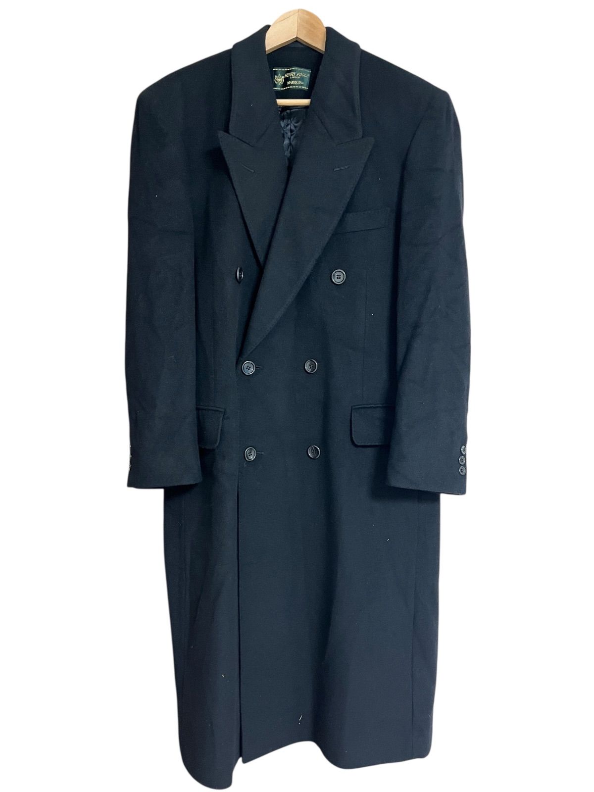 Z1616 HENRY POOLE ヘンリープール カシミヤ100% ロングコート