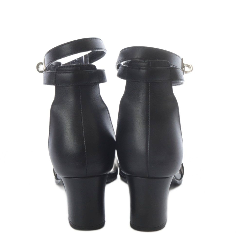 エルメス HERMES マネージュ ケリー金具 レザー ストラップ ヒール