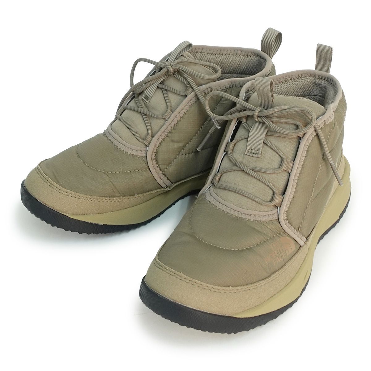 【新品】ノースフェイス THE NORTH FACE メンズ レディース ブーツ ヌプシ チャッカ ウォータープルーフ 3 NF52573 MK マッシュルーム×TNFブラック Nuptse Chukka WP