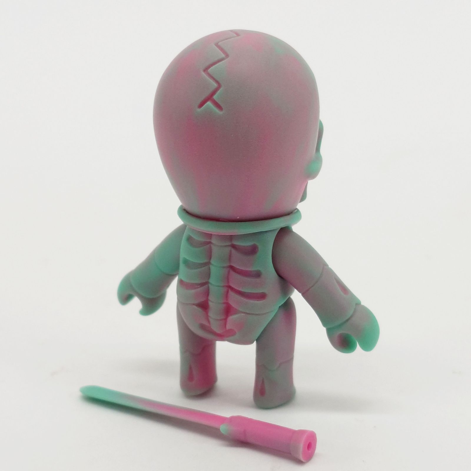 スカルチュラのソフビ ガイコチュ剣士 マーブル 2体セット ソフビ