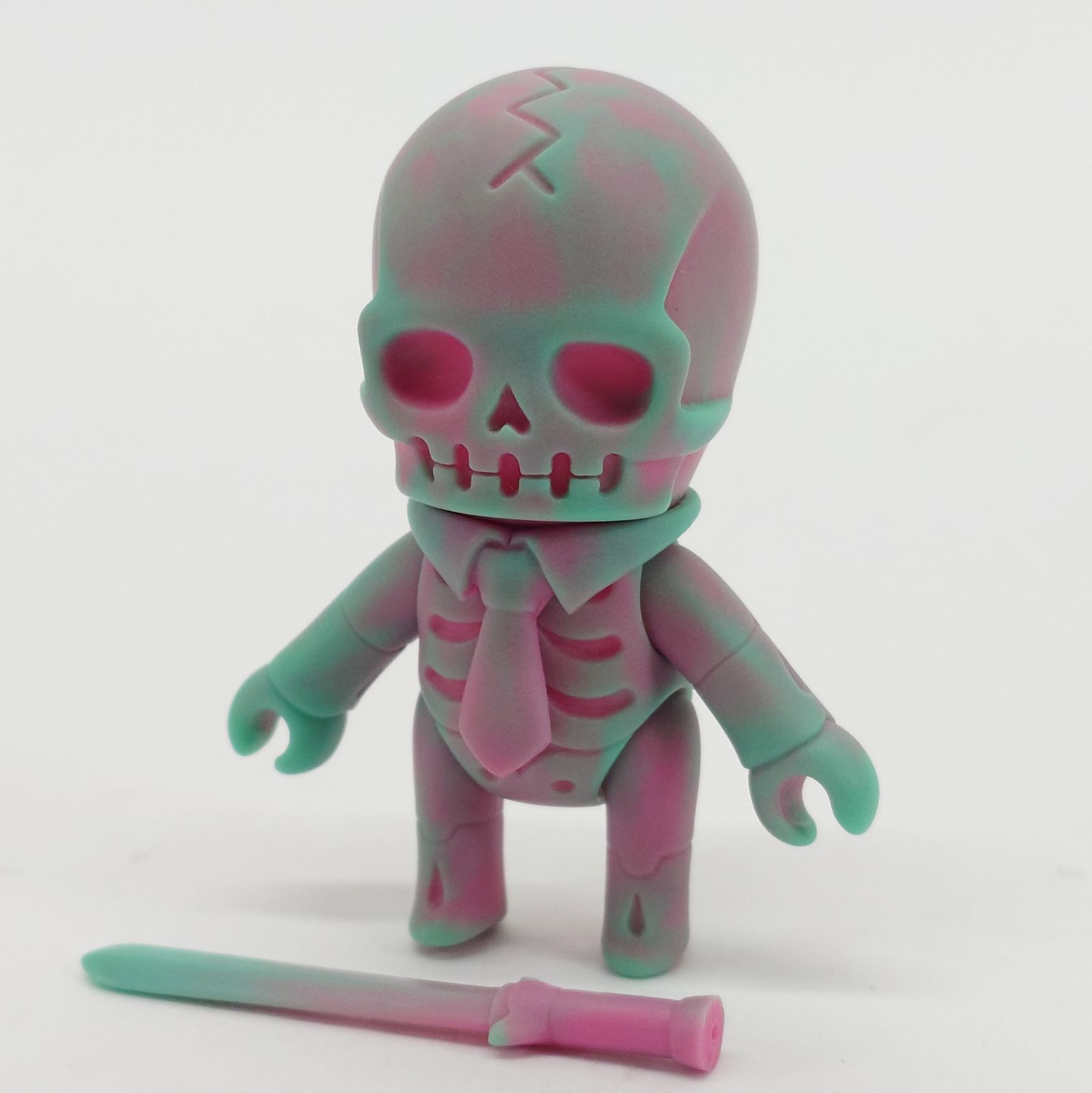 ガイコチュ剣士 スカルチュラ 骸骨　クリーソーダガチコチュ　ソフコン スカルチュラのソフビ ガイコチュ剣士 マーブル 2体セット ソフビ