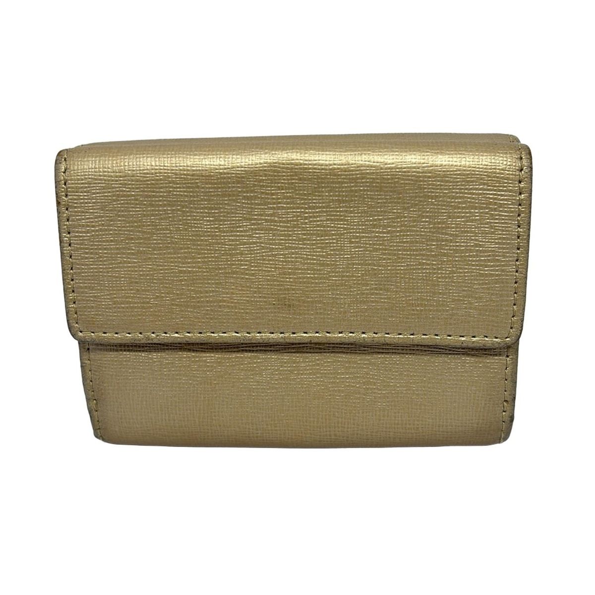 FURLA(フルラ) 3つ折り財布 - ベージュ レザー フルラ FURLA 三つ折り