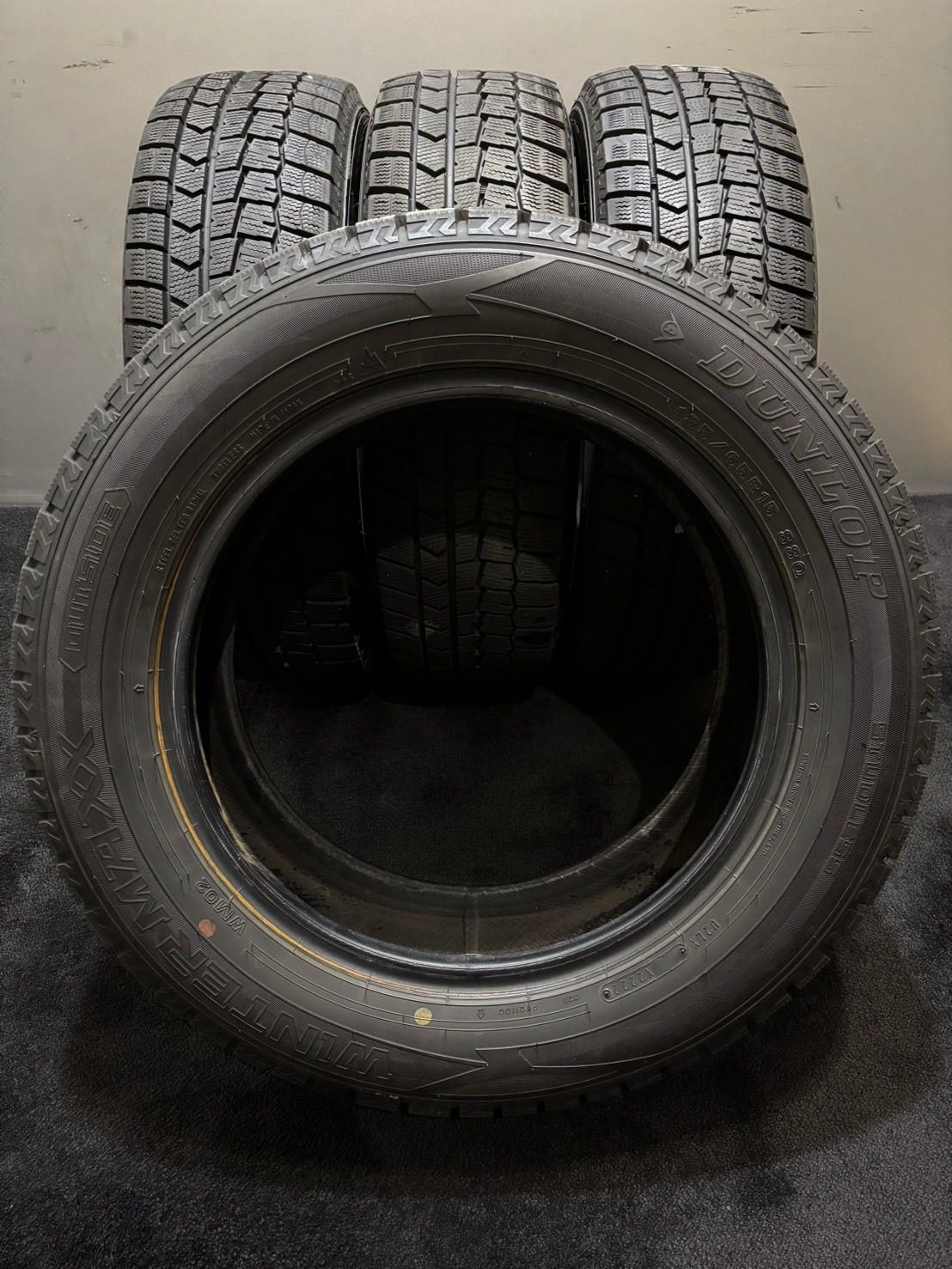 ☆185/65R15 DUNLOP/WINTER MAXX WM02 22年製 スタッドレス 4本 ☆185/65R15 DUNLOP/WINTER MAXX WM02 22年製 スタッドレス 4本
