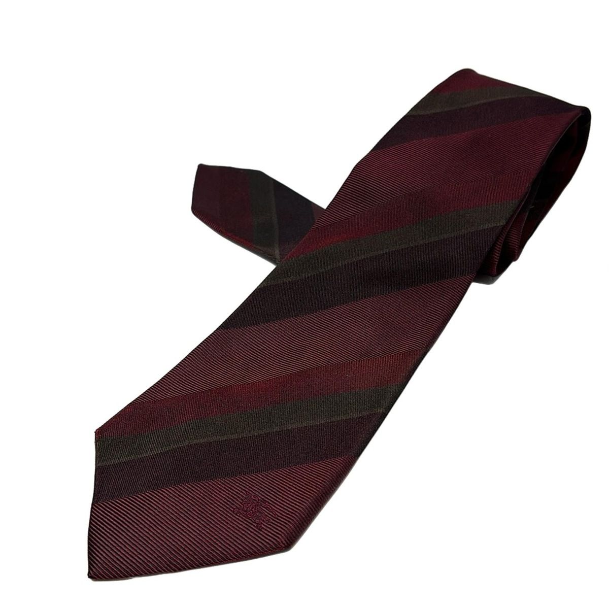 Burberry LONDON(バーバリーロンドン) ネクタイ メンズ美品 - ボルドー