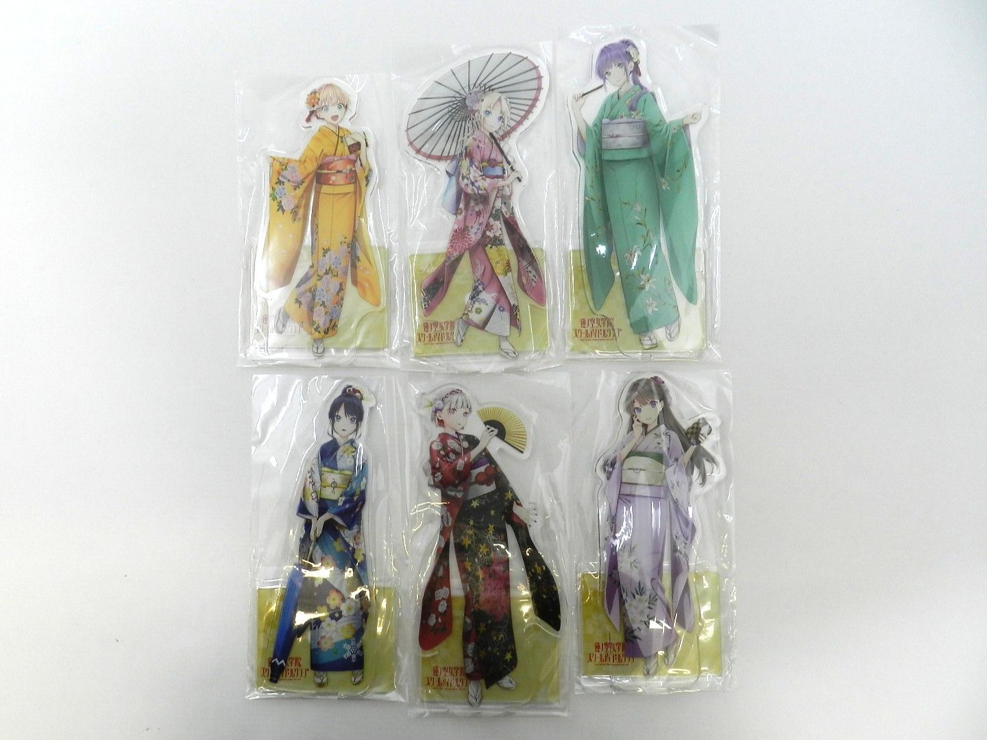 □【未開封品】 蓮ノ空 加賀友禅描き下ろしアクリルスタンド 6点セット 