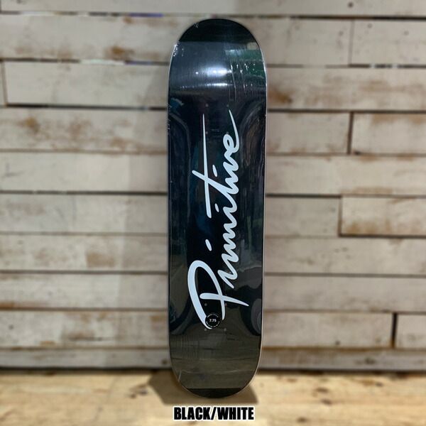 スケボー デッキ プリミティブ PRIMITIVE NUEVO SCRIPT CORE BLACK