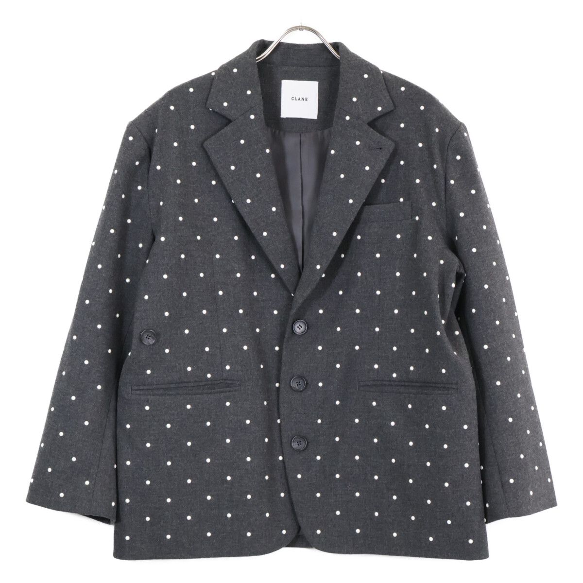 CLANE クラネ 【美品】17103-0442 PEARL DOT JACKET パール ドット 1