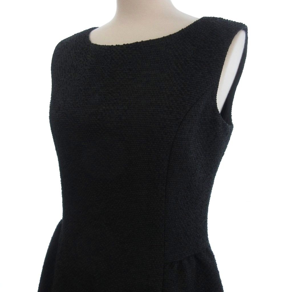 ルネ Rene TISSUE ツイード ノースリーブ ワンピース イタリア製生地