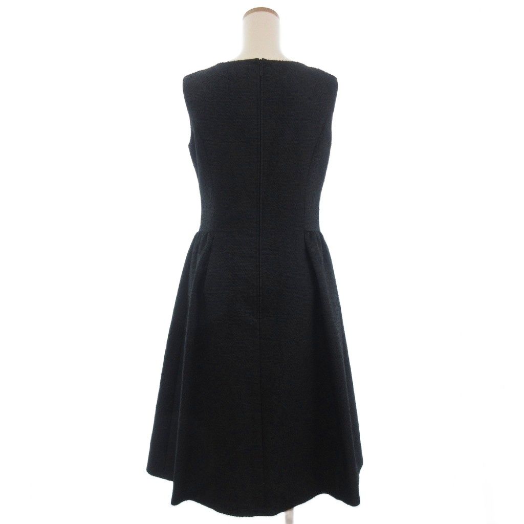 ルネ Rene TISSUE ツイード ノースリーブ ワンピース イタリア製生地