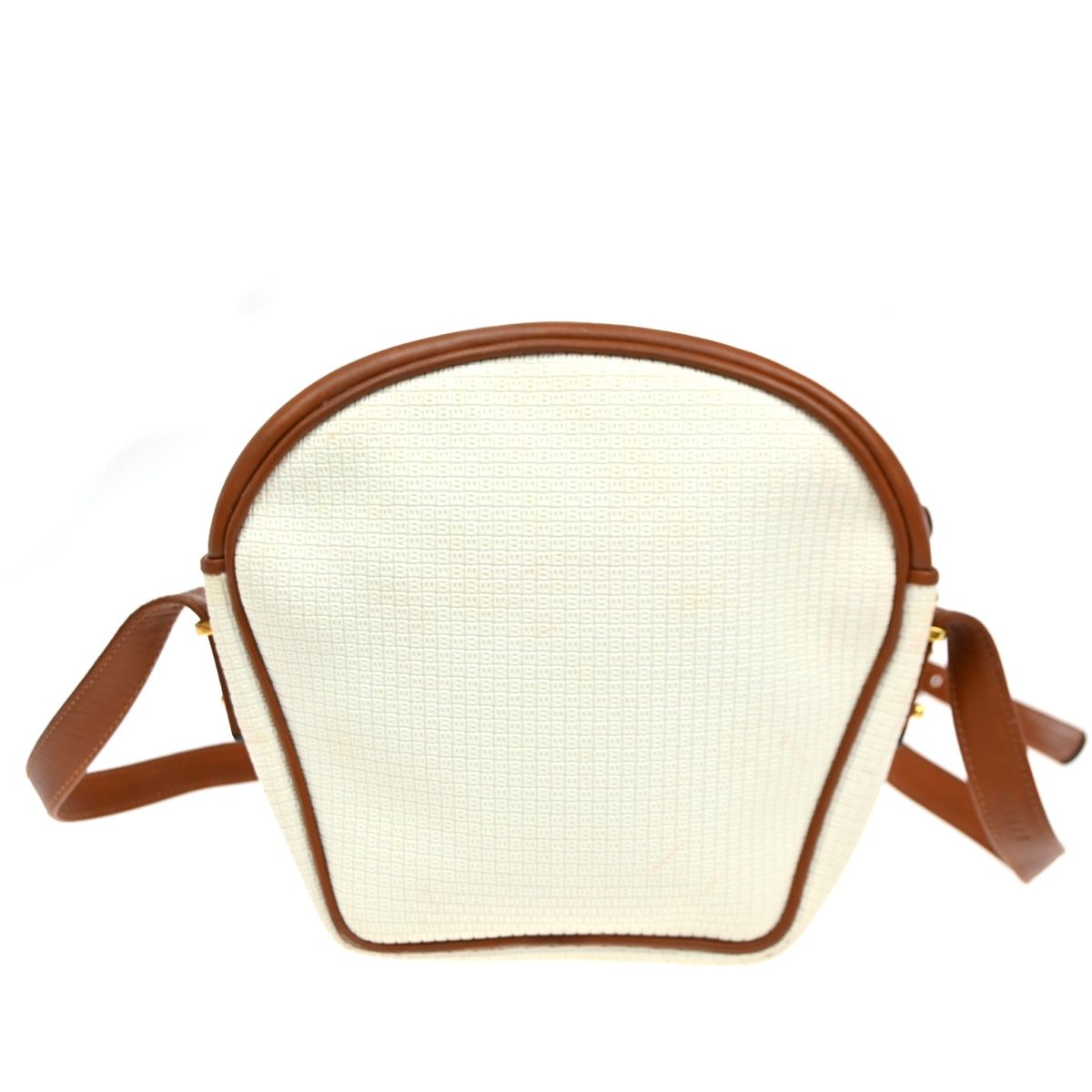 BALLY バリー ショルダーバッグ ホワイト レザー 08BS350 - メルカリ