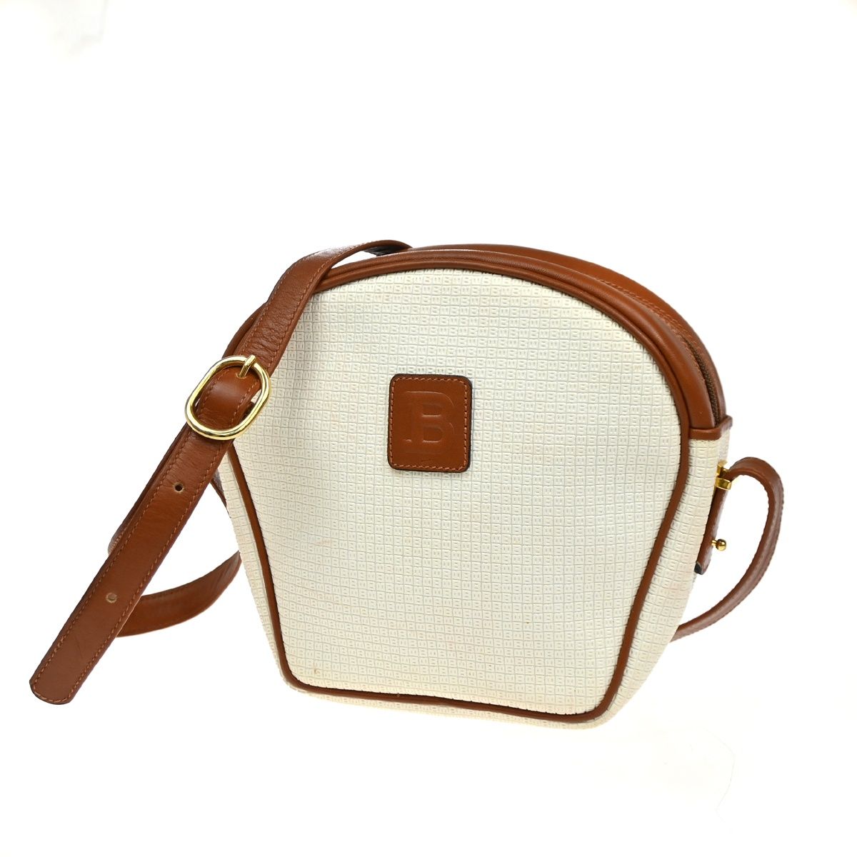 BALLY　バリー メッセンジャーバッグ ショルダーバッグ　ホワイト　美品　本革 美品】BALLYバリー メッセンジャーバッグ ショルダーバッグホワイト