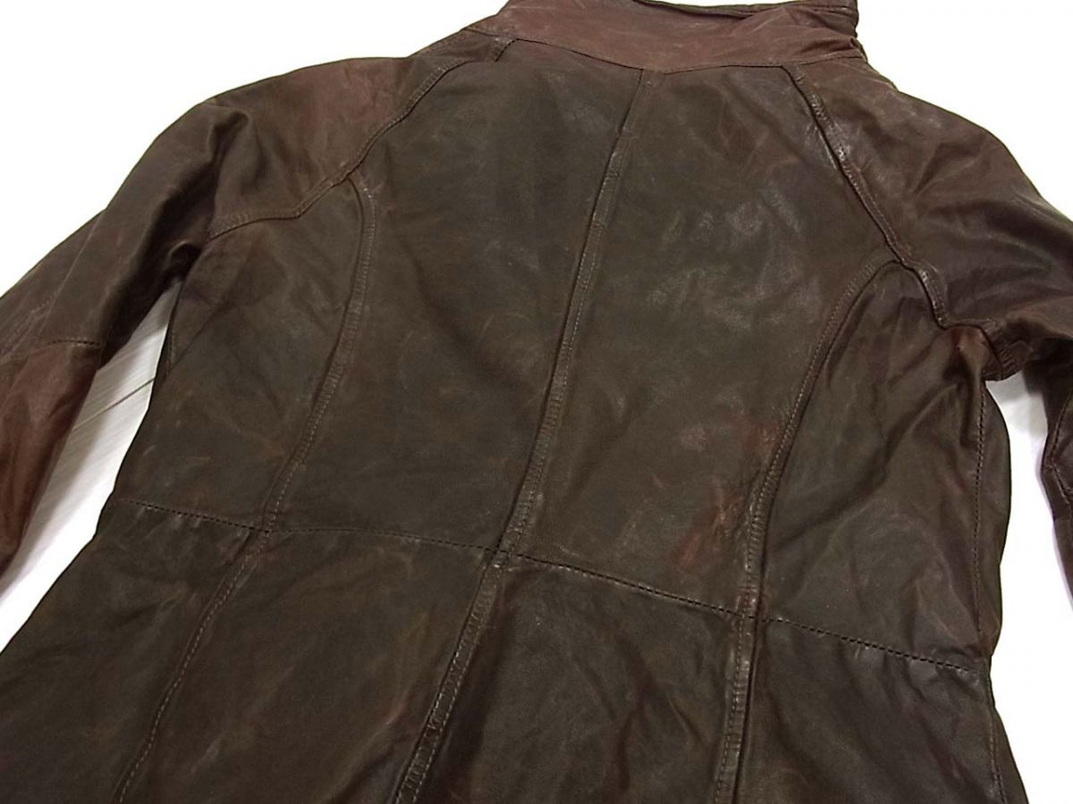 ◇GIORGIO BRATO ジョルジオブラット レザーコート タンニンなめし革