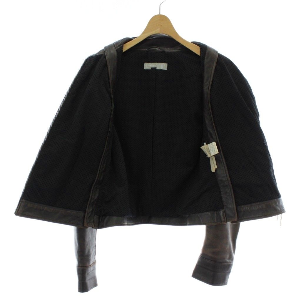 アイスバーグ ICEBERG ICEJEANS ライダース レザージャケット 革ジャン